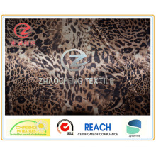 Impression poly satinée en léopard (ZCGP088)